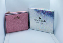 Load image into Gallery viewer, Kate Spade- small boxed bifold wallet- rose pink
