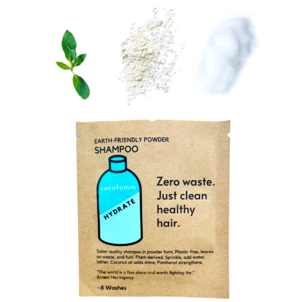 Zero-waste powder shampoo - Shower-activated (Mini)